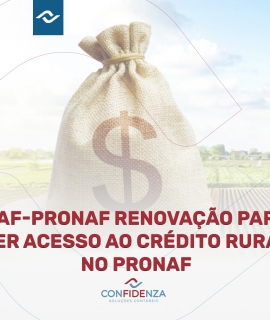 CAF-PRONAF renovao para ter acesso ao Crdito Rural no Pronaf